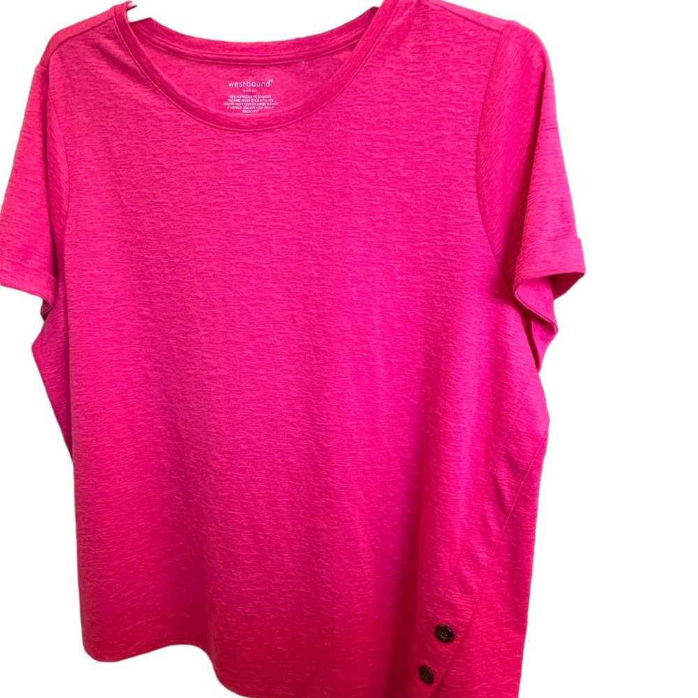 Westbound 2x hot pink shirt
